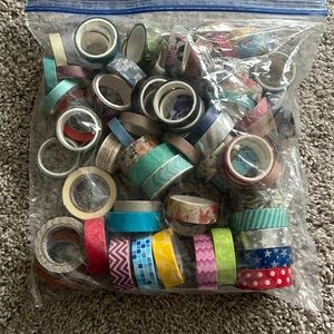 Various rolls of washi tape